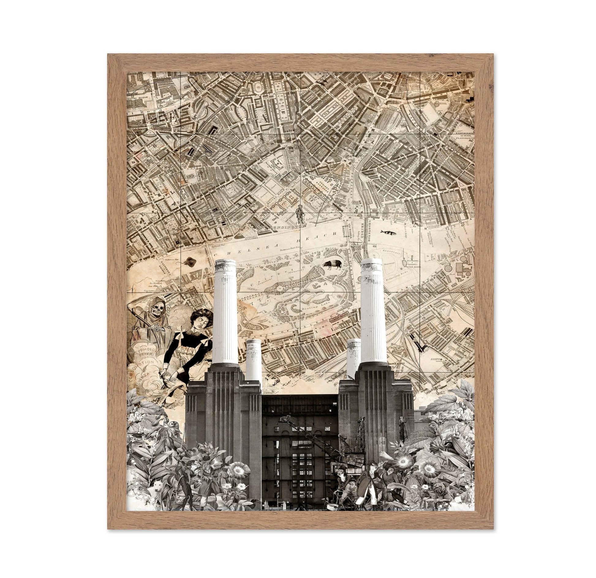 London Vintage Collage No2