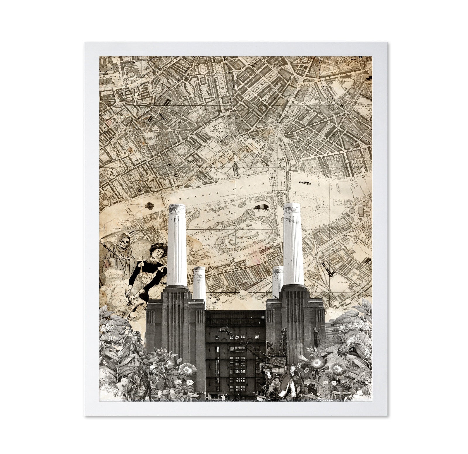 London Vintage Collage No2