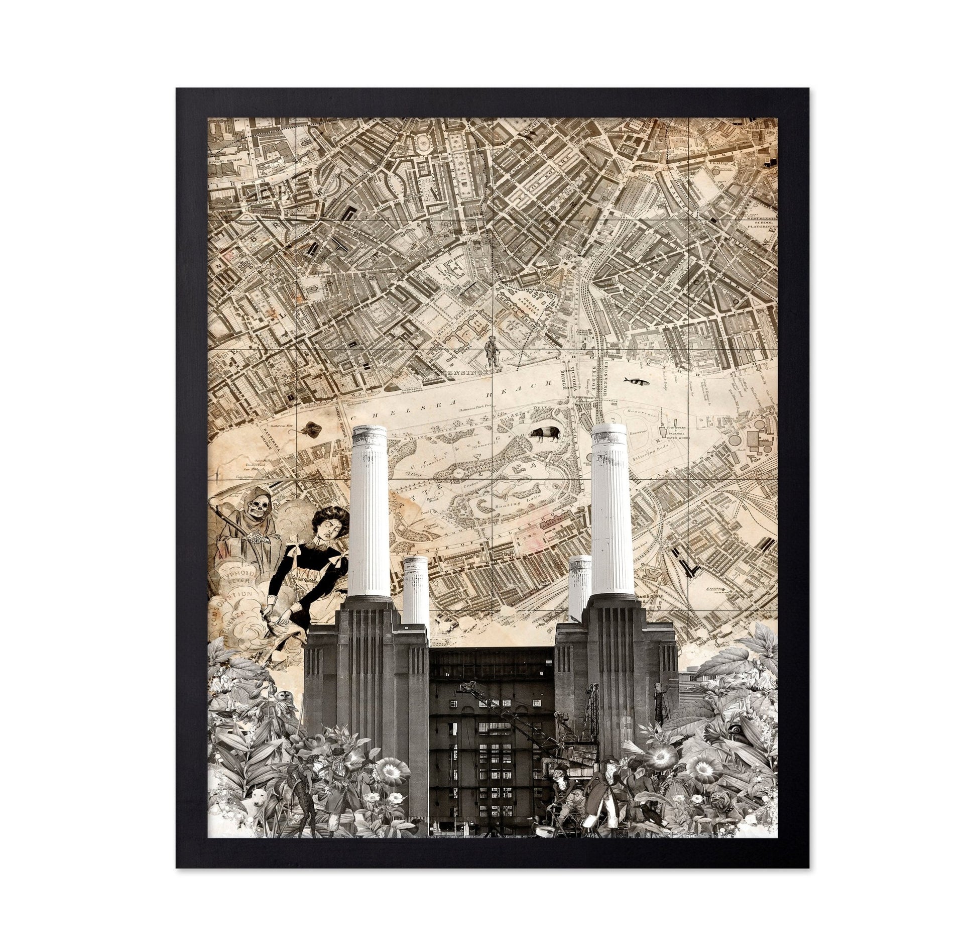 London Vintage Collage No2