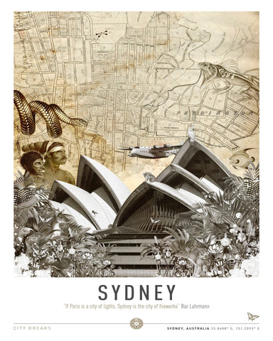 Sydney Vintage Collage