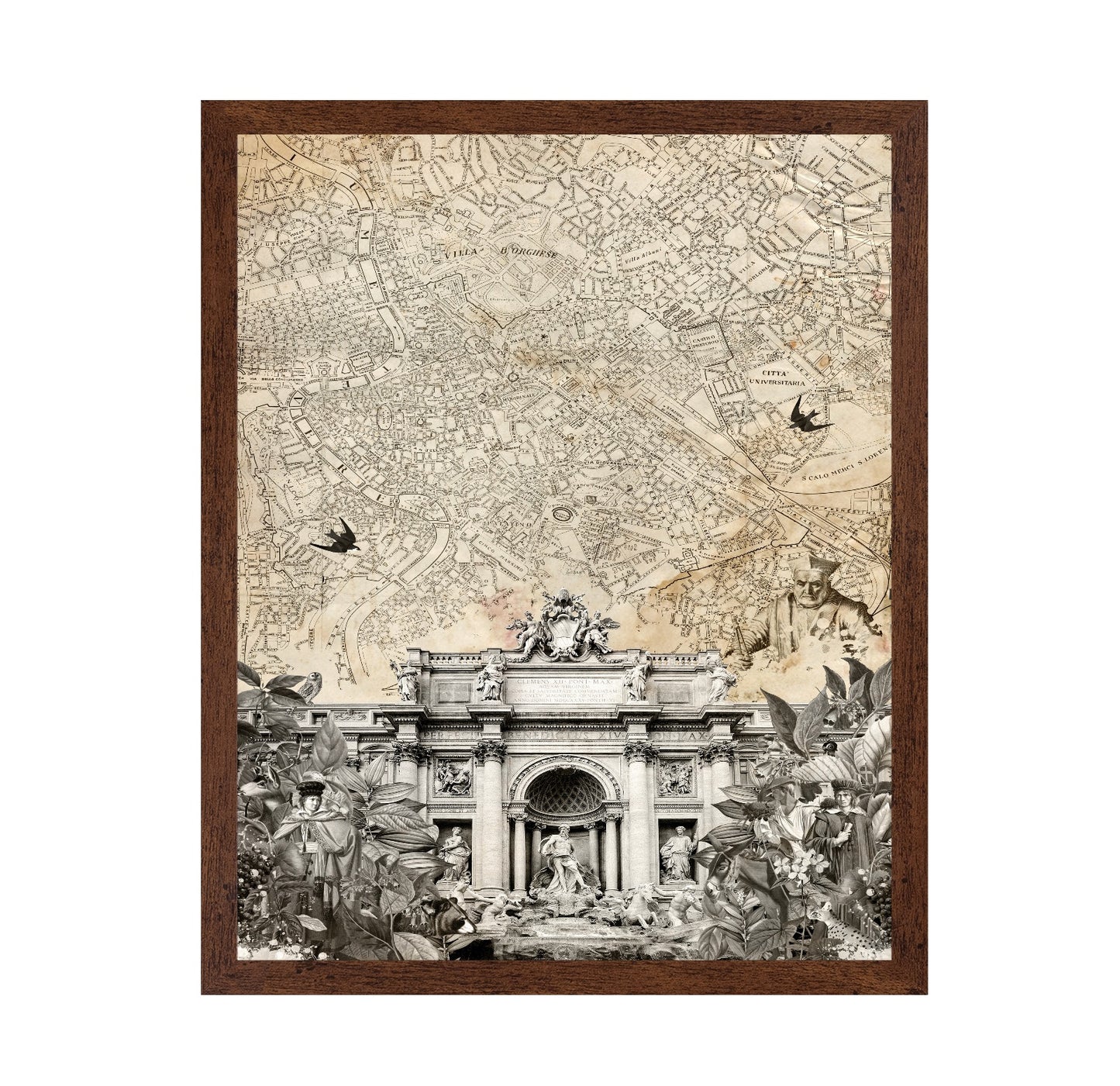Rome Vintage Collage