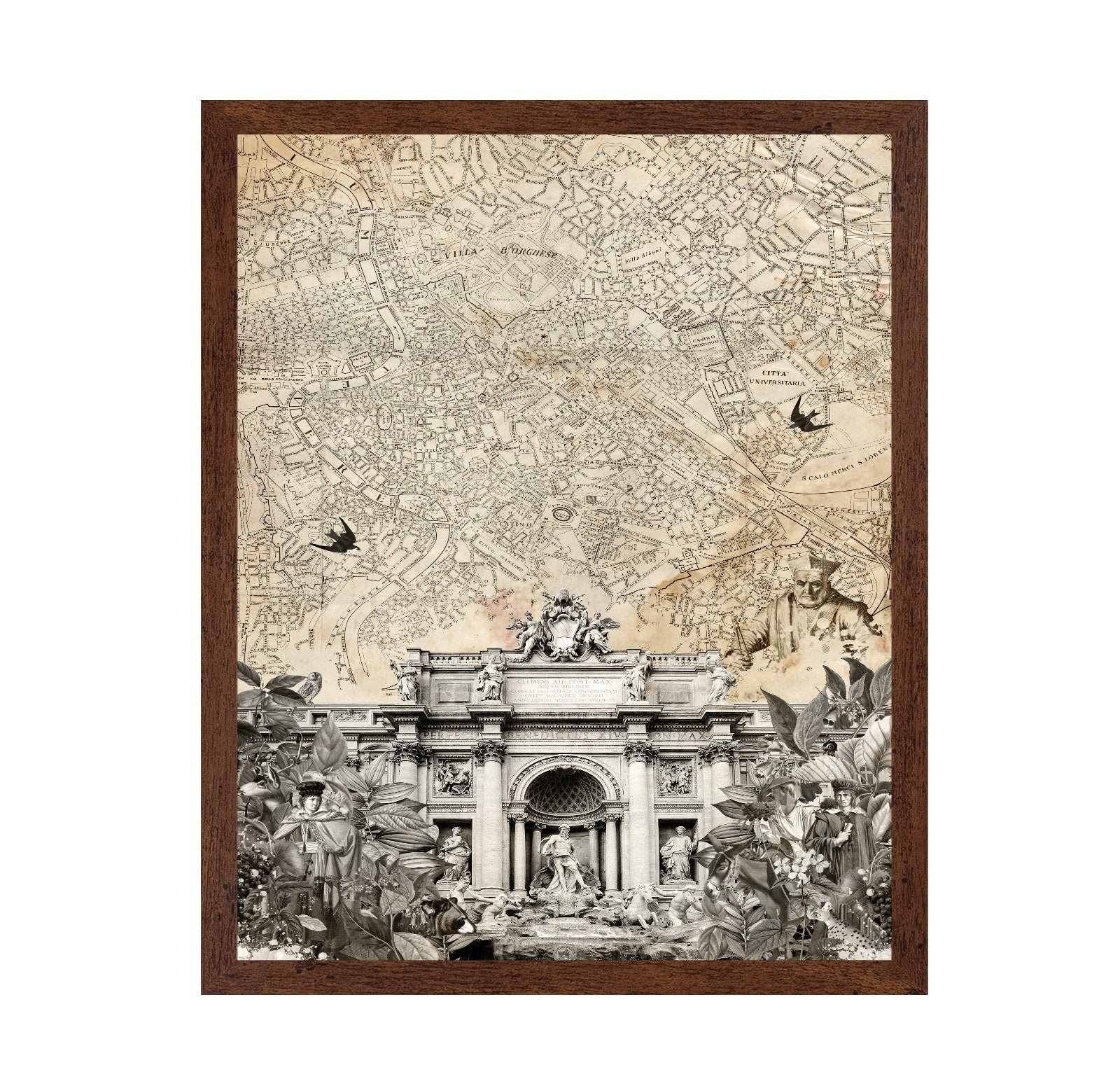 Rome Vintage Collage