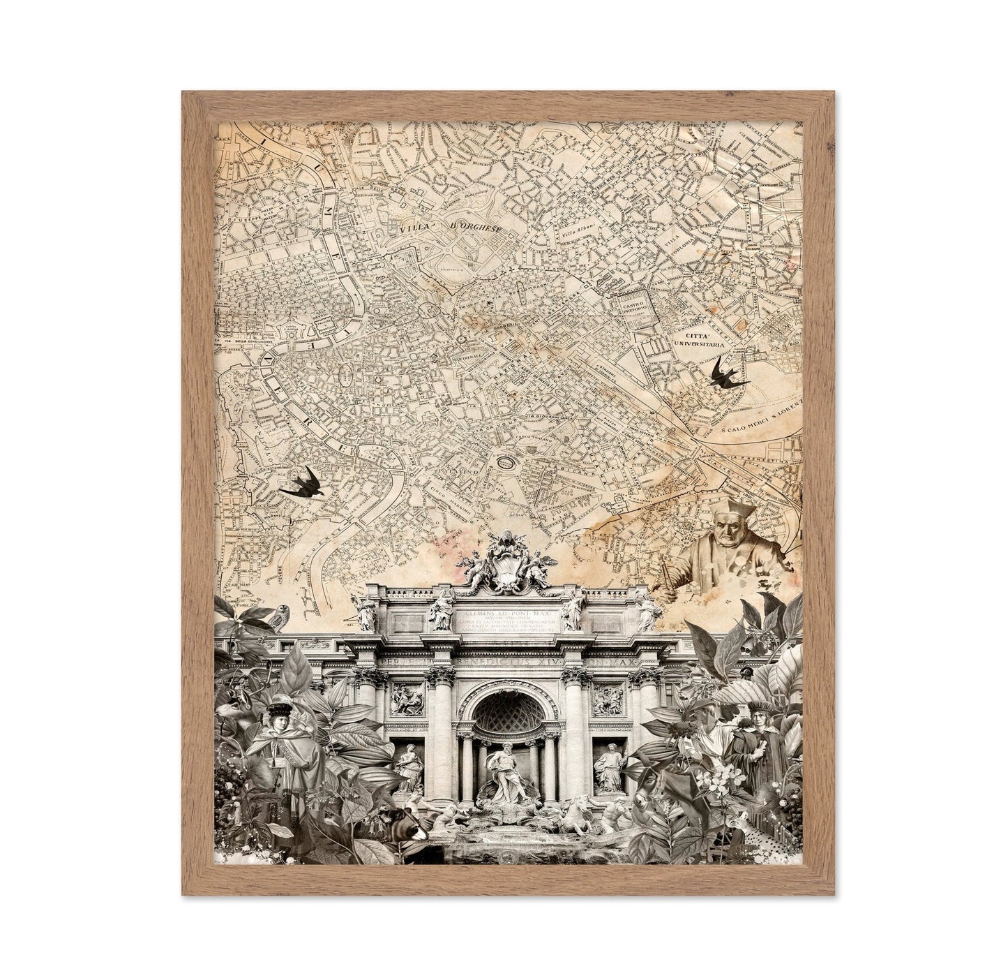 Rome Vintage Collage