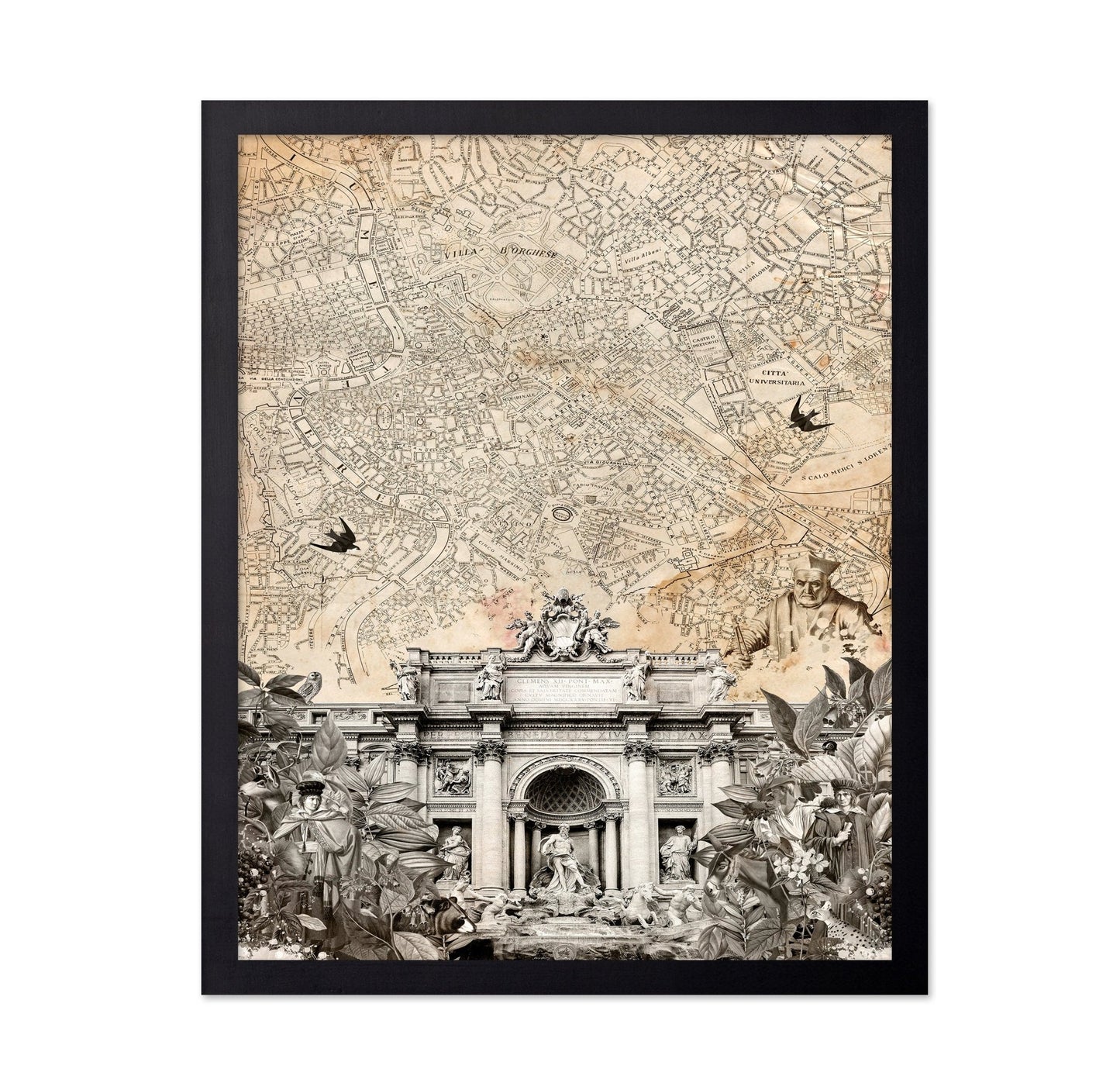 Rome Vintage Collage