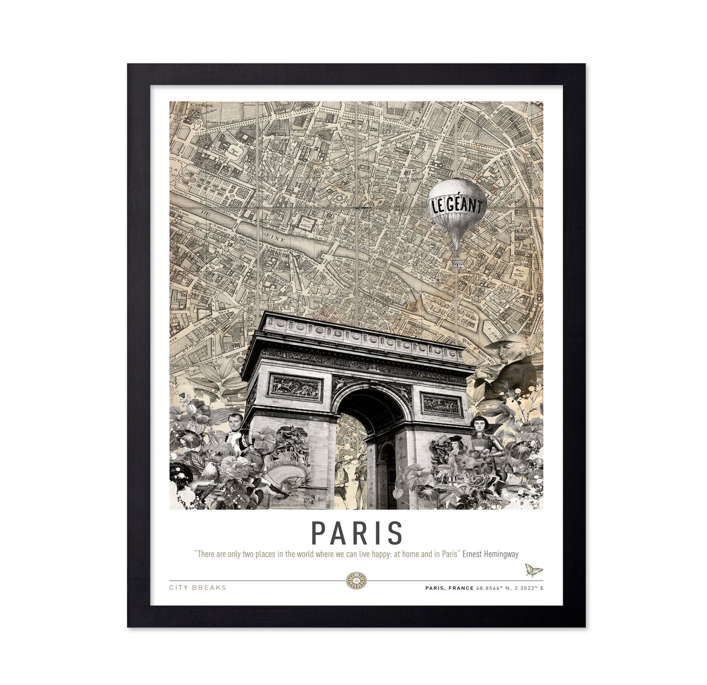 Paris Vintage Collage No1