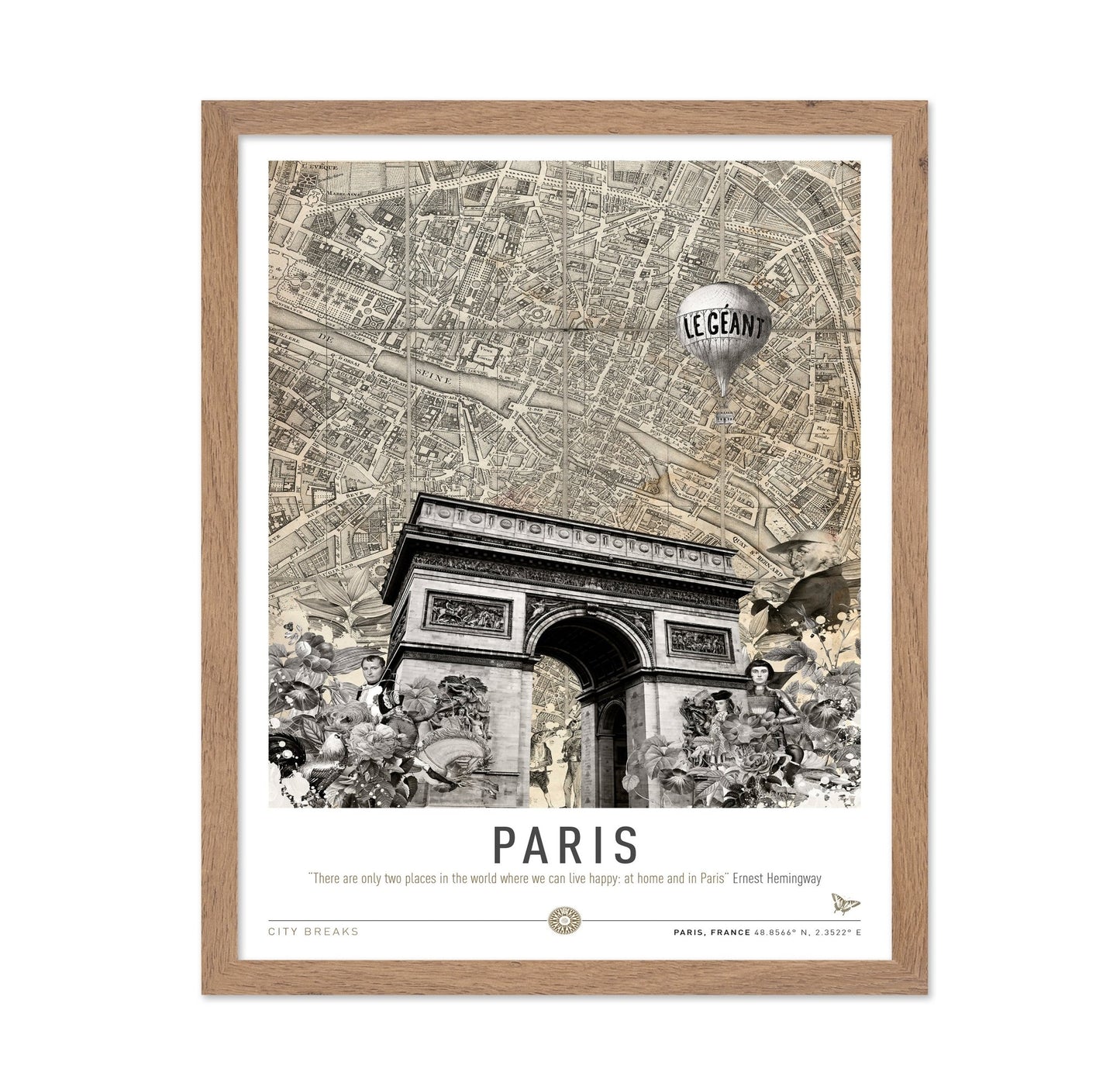 Paris Vintage Collage No1