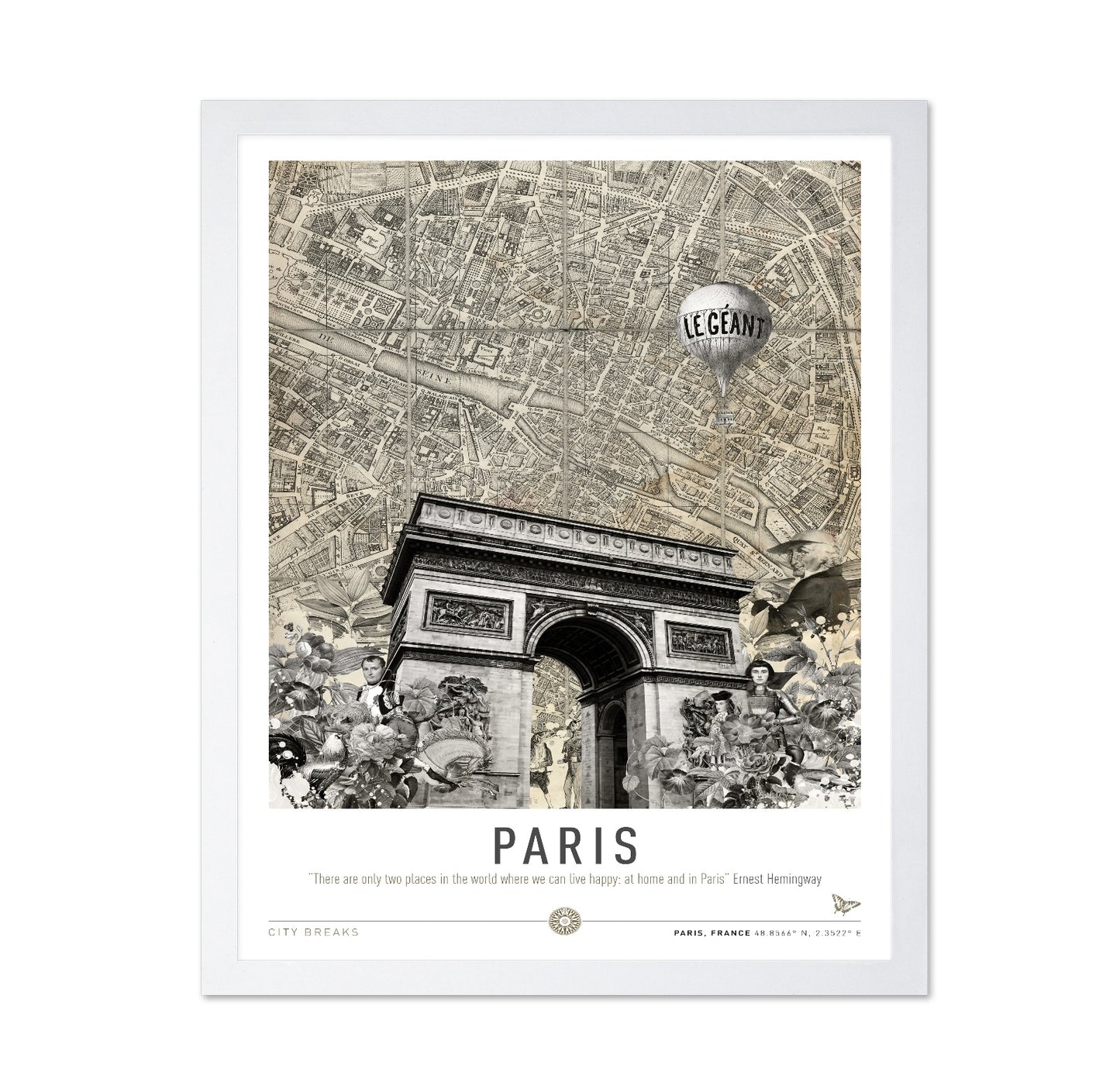 Paris Vintage Collage No1