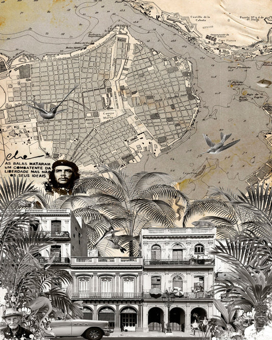 Havana Vintage Map No2