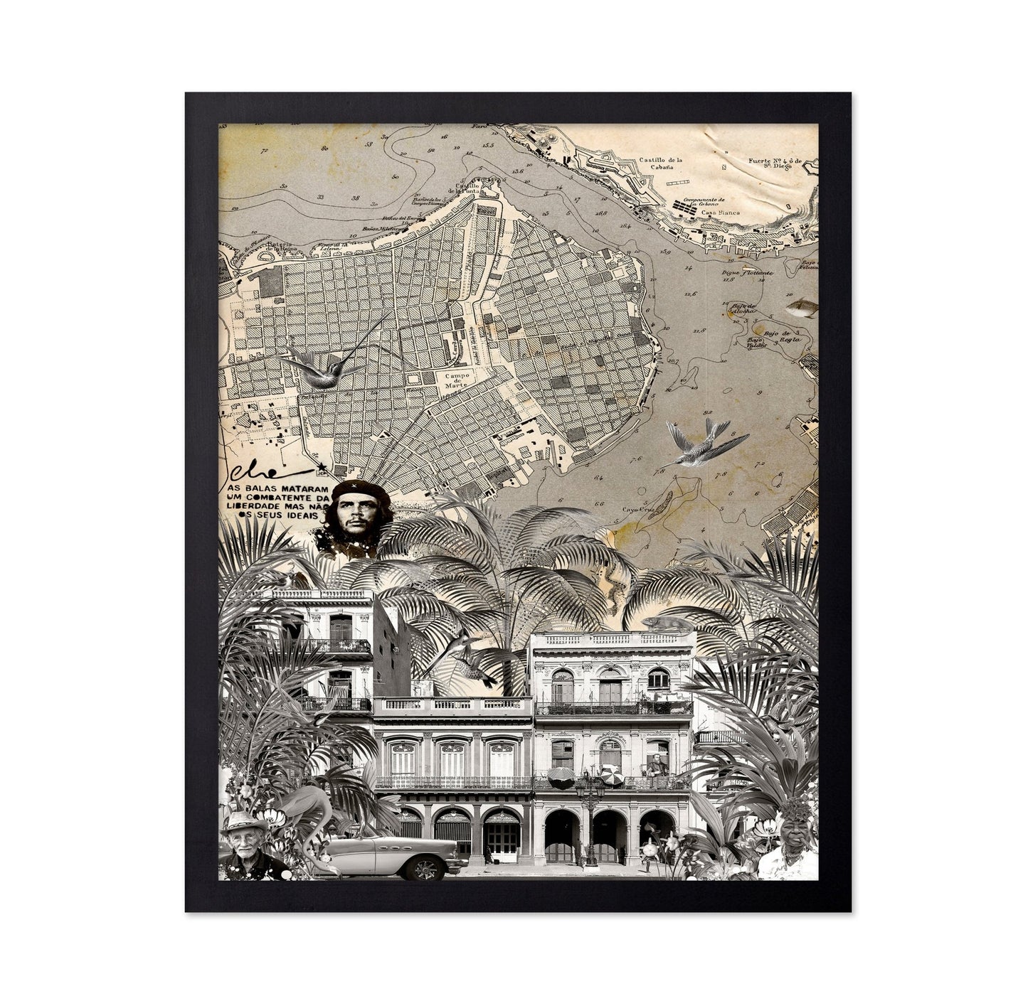 Havana Vintage Map No2