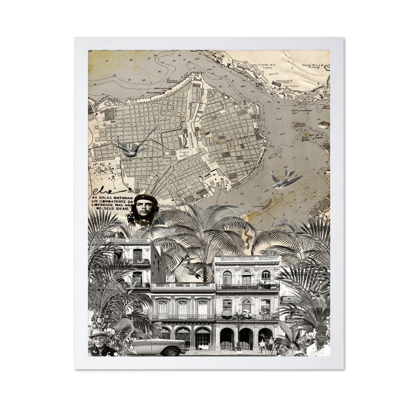 Havana Vintage Map No2