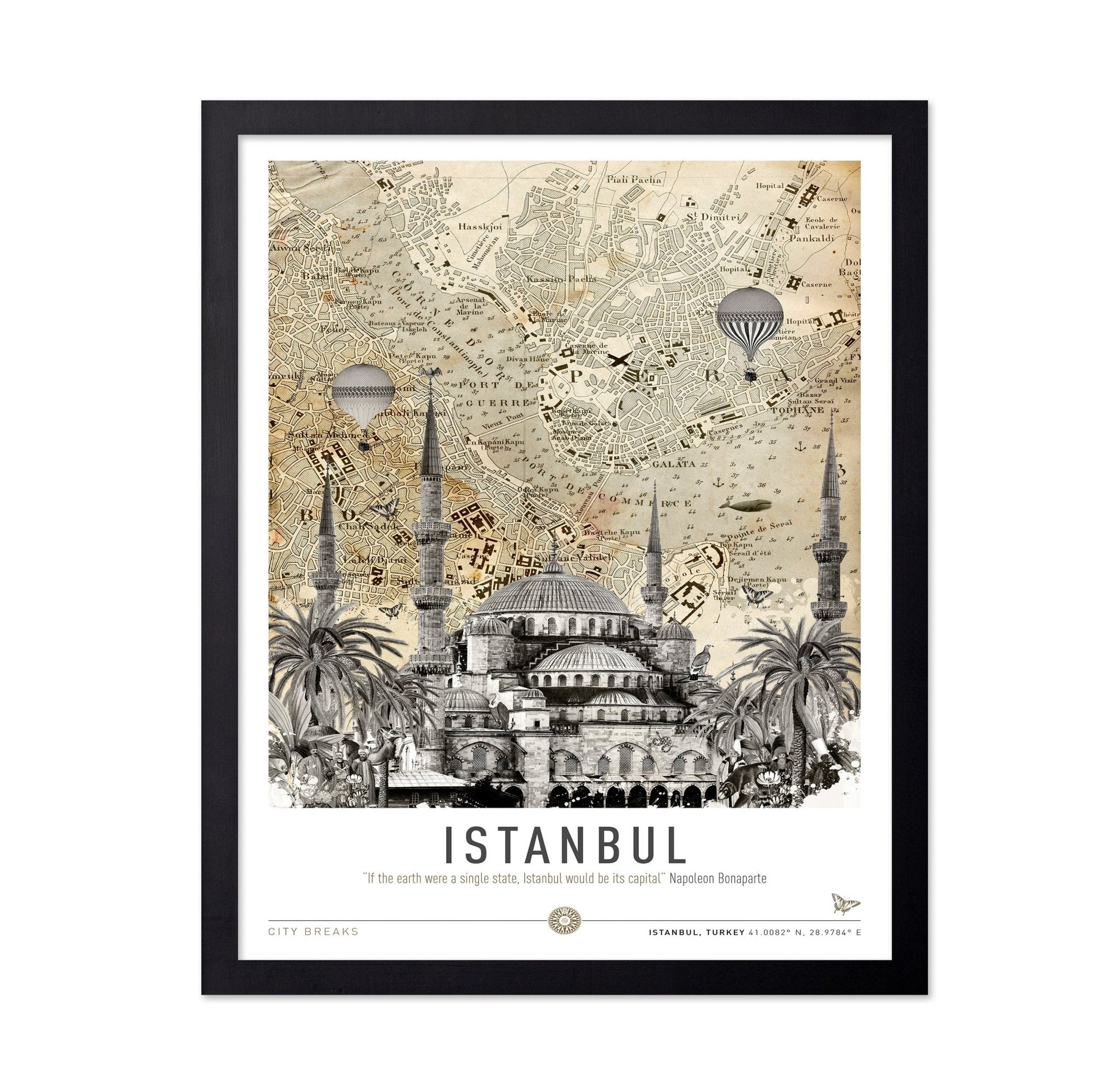 Istanbul Vintage Map