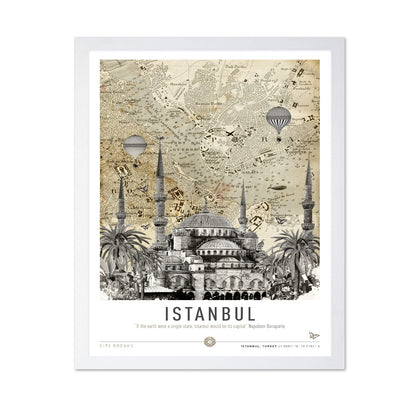 Istanbul Vintage Map