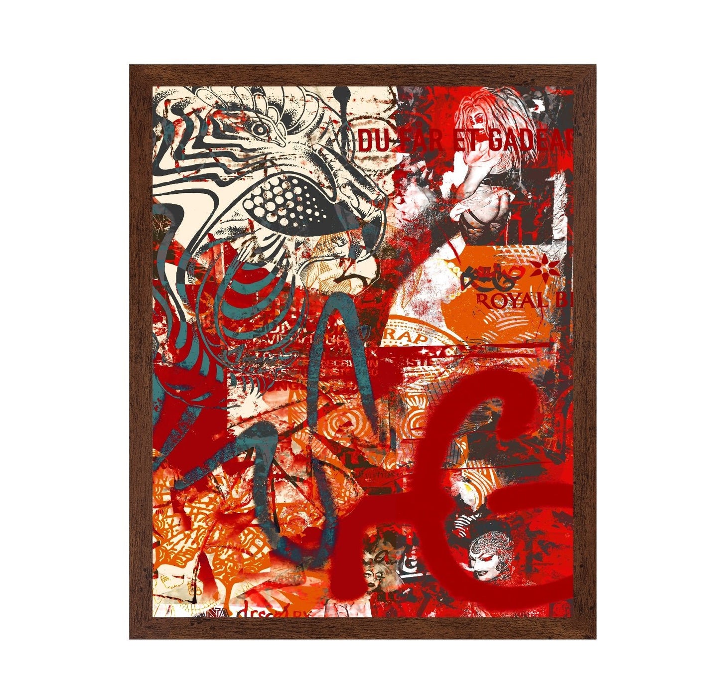 Urban Red Graffiti