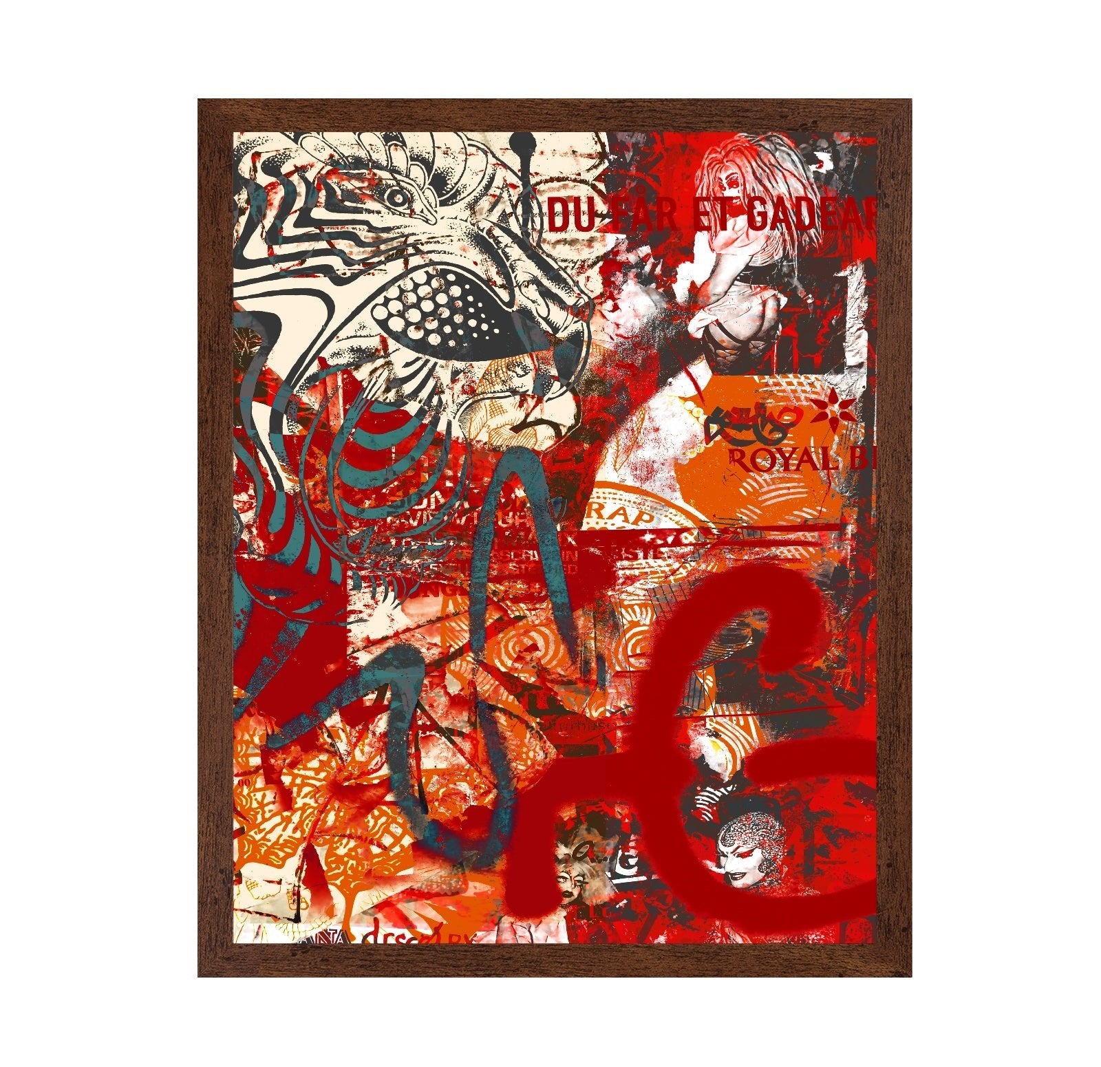 Urban Red Graffiti