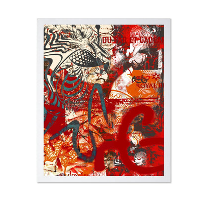 Urban Red Graffiti