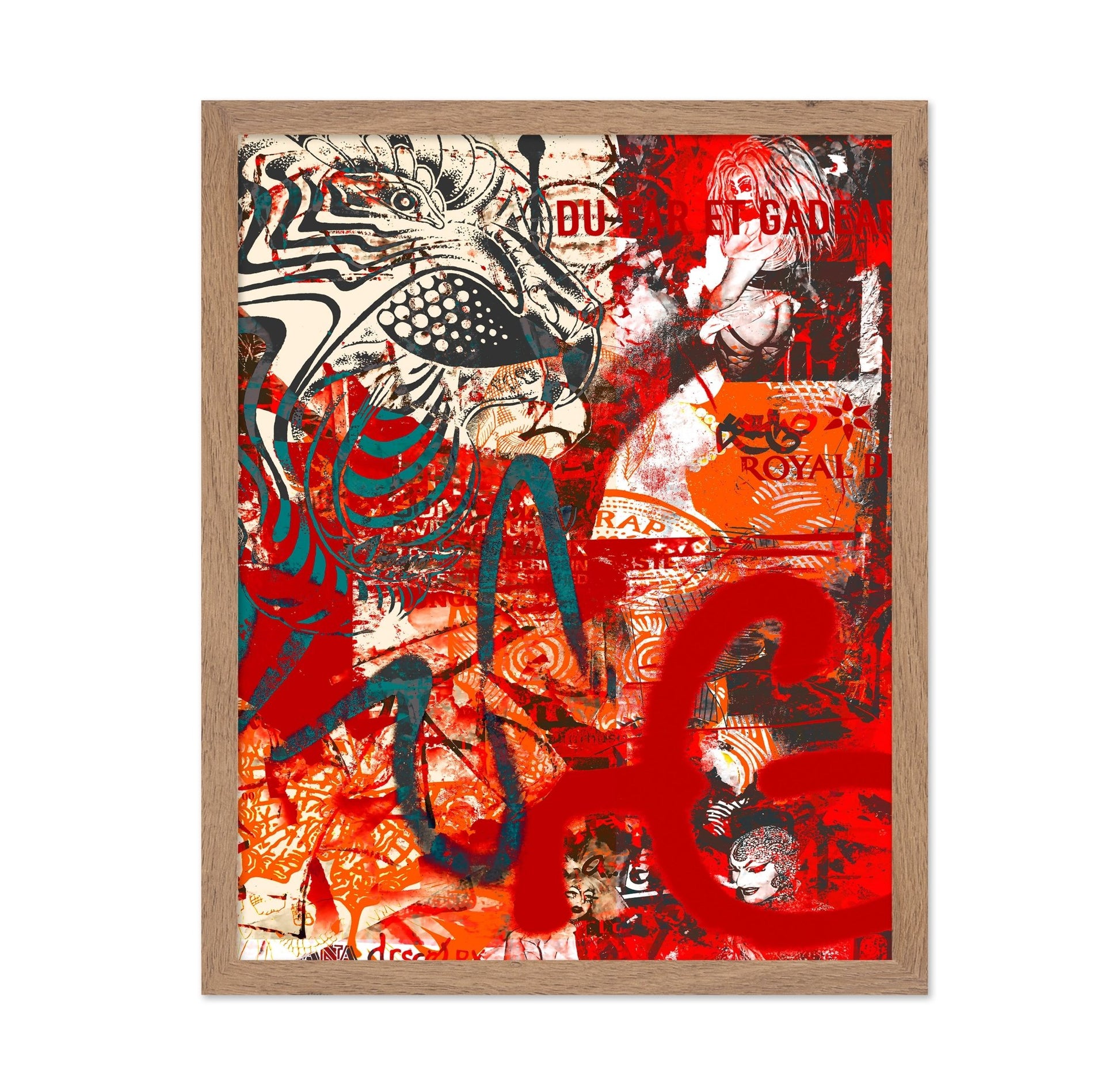 Urban Red Graffiti