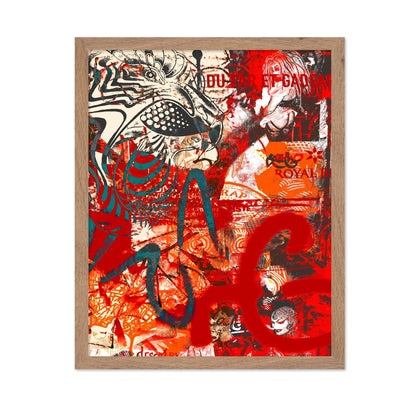 Urban Red Graffiti