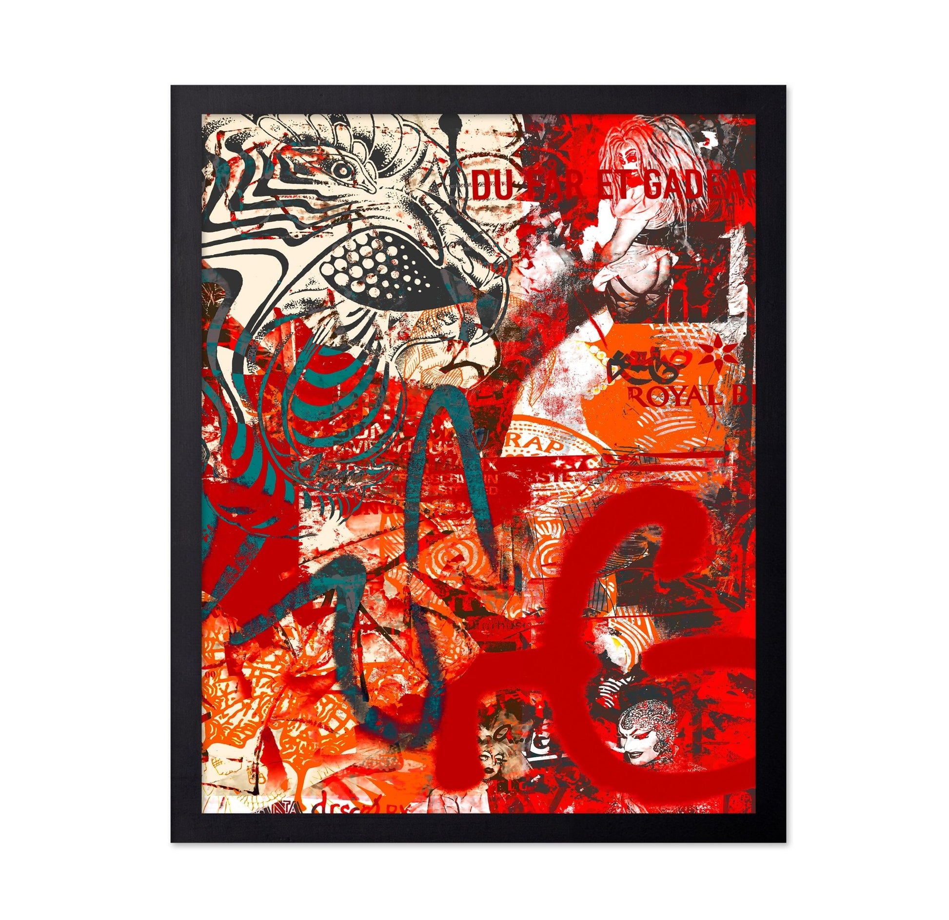 Urban Red Graffiti