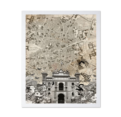 Madrid Vintage Collage No2
