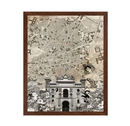Madrid Vintage Collage No2