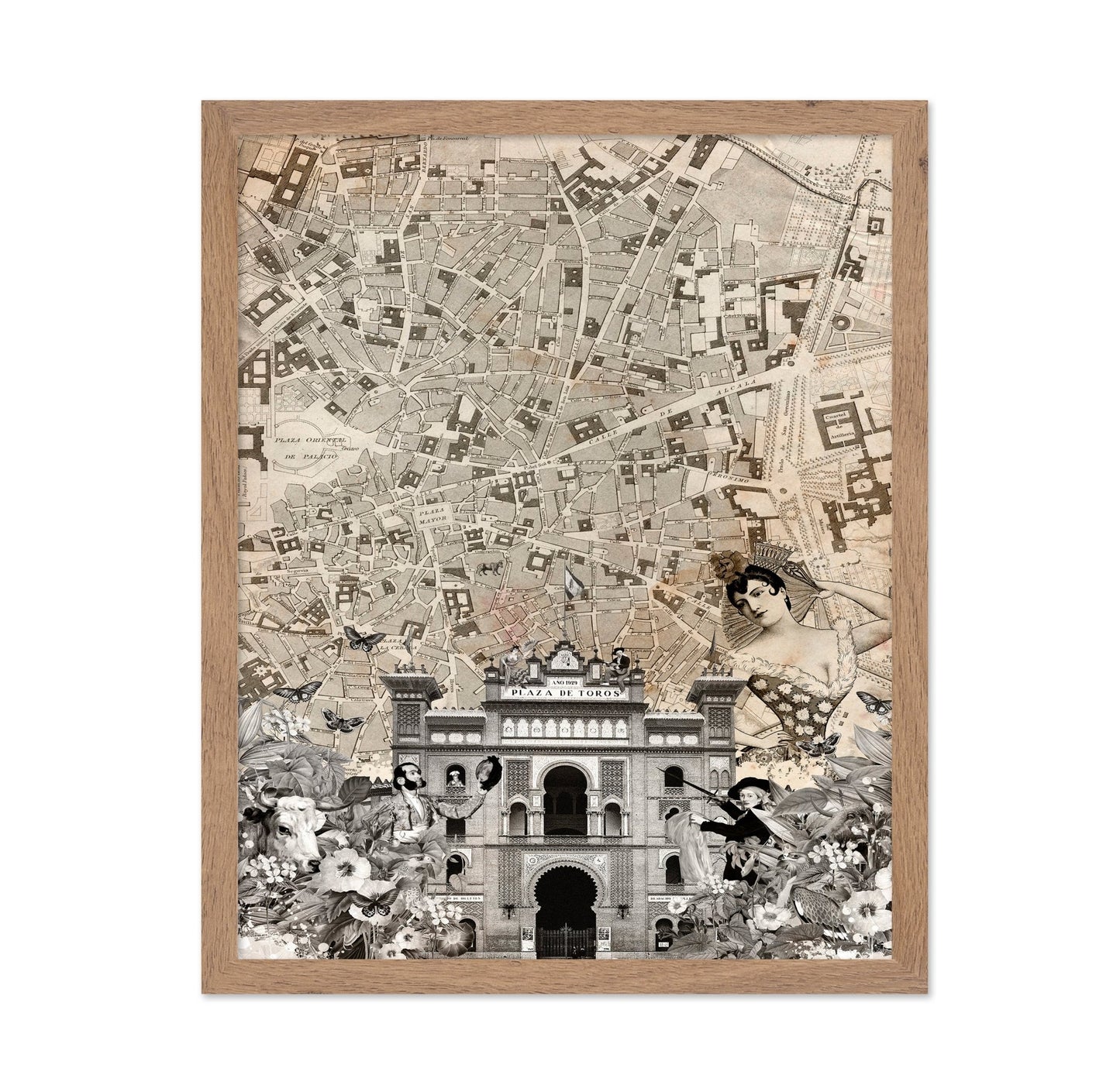Madrid Vintage Collage No2