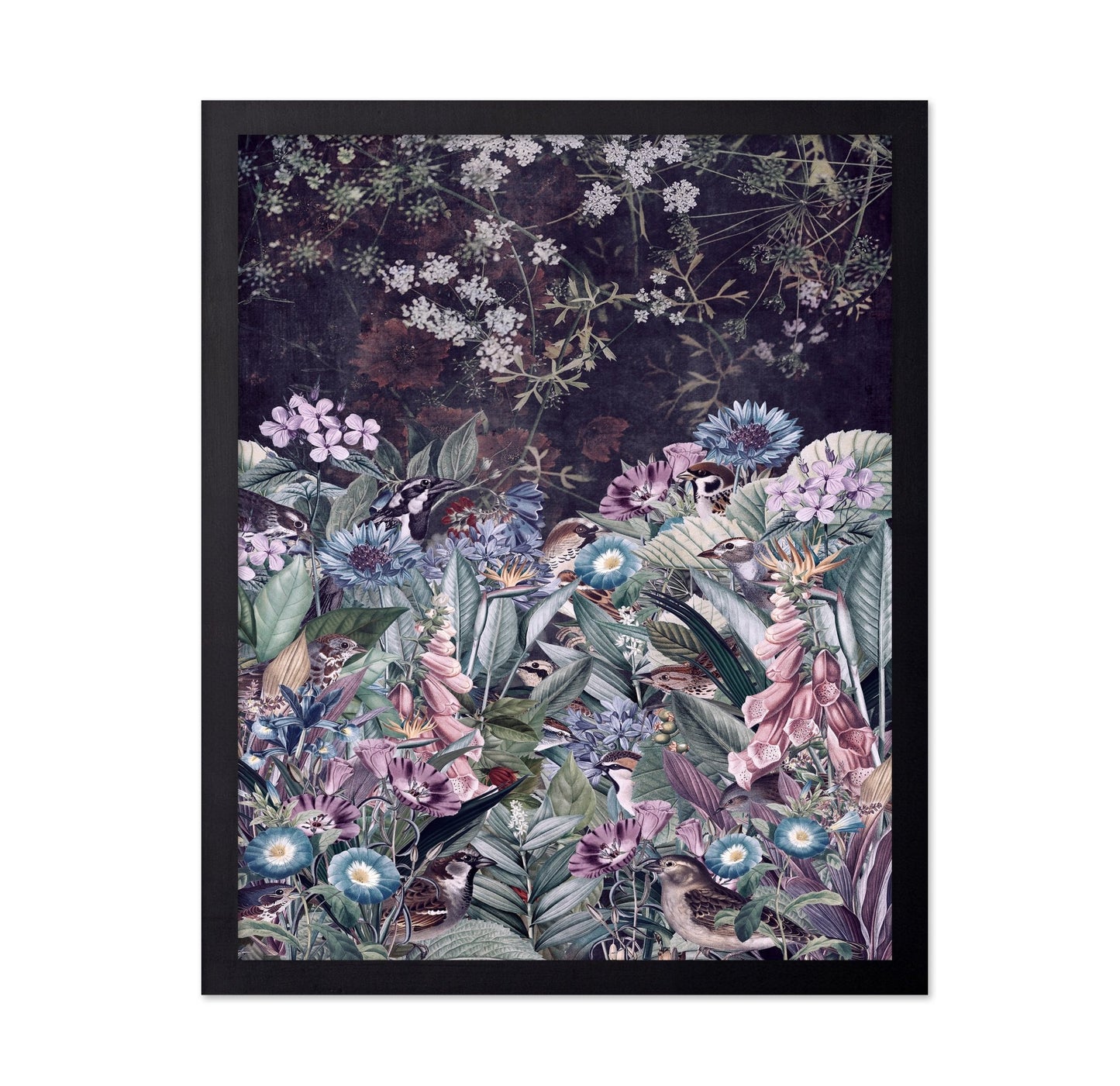 Vintage Floral Birds