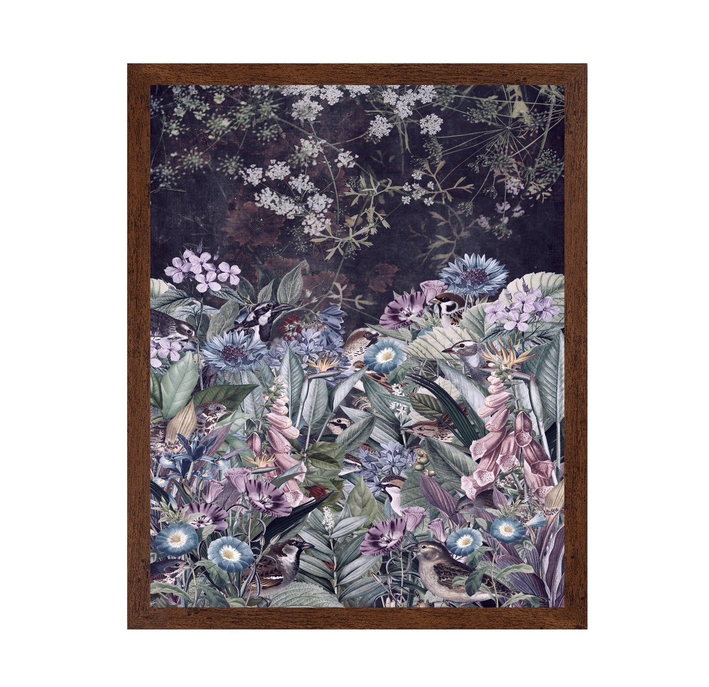 Vintage Floral Birds