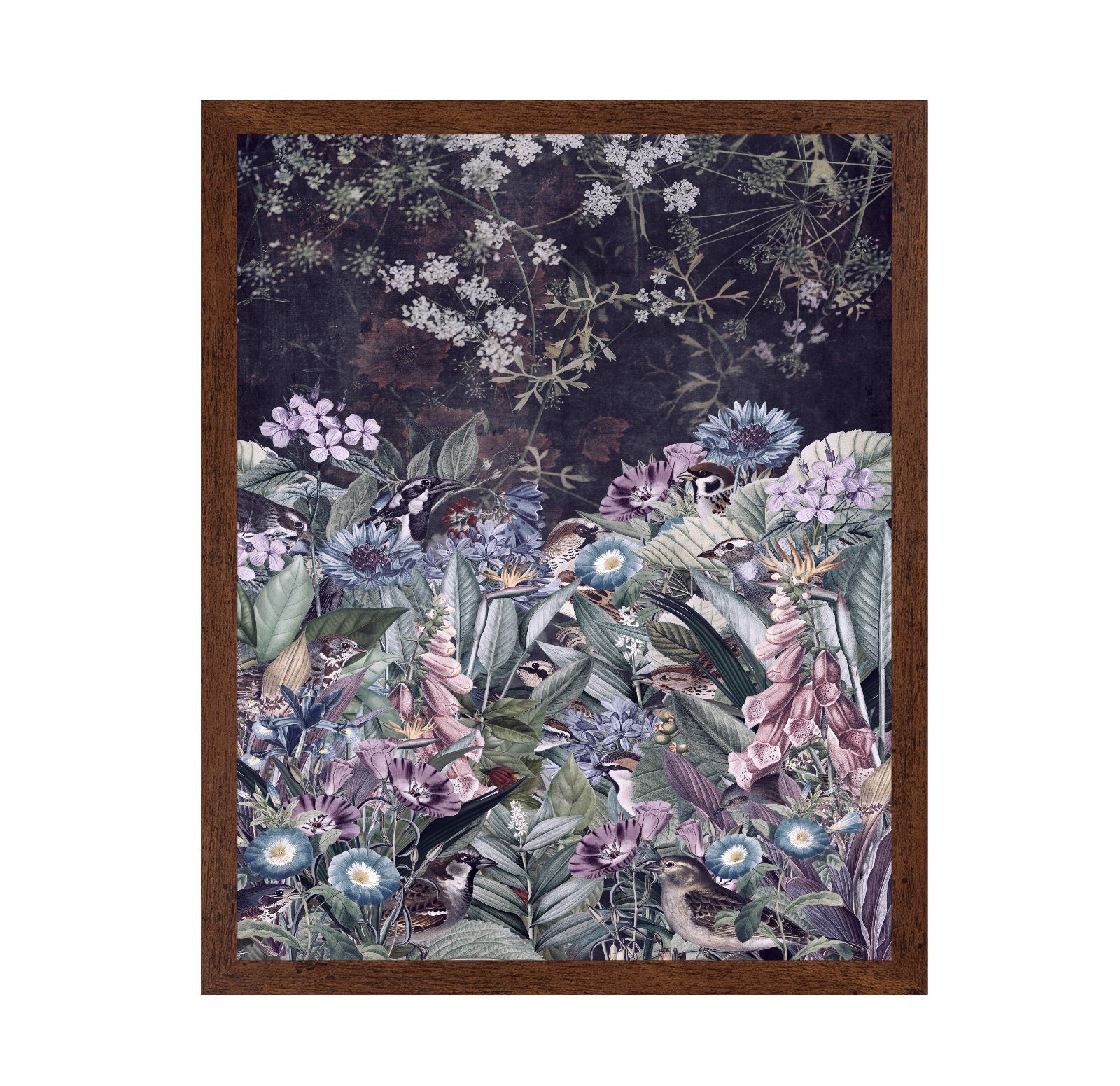 Vintage Floral Birds