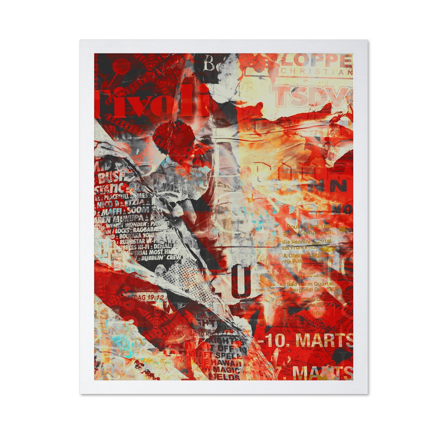 Urban Red Collage