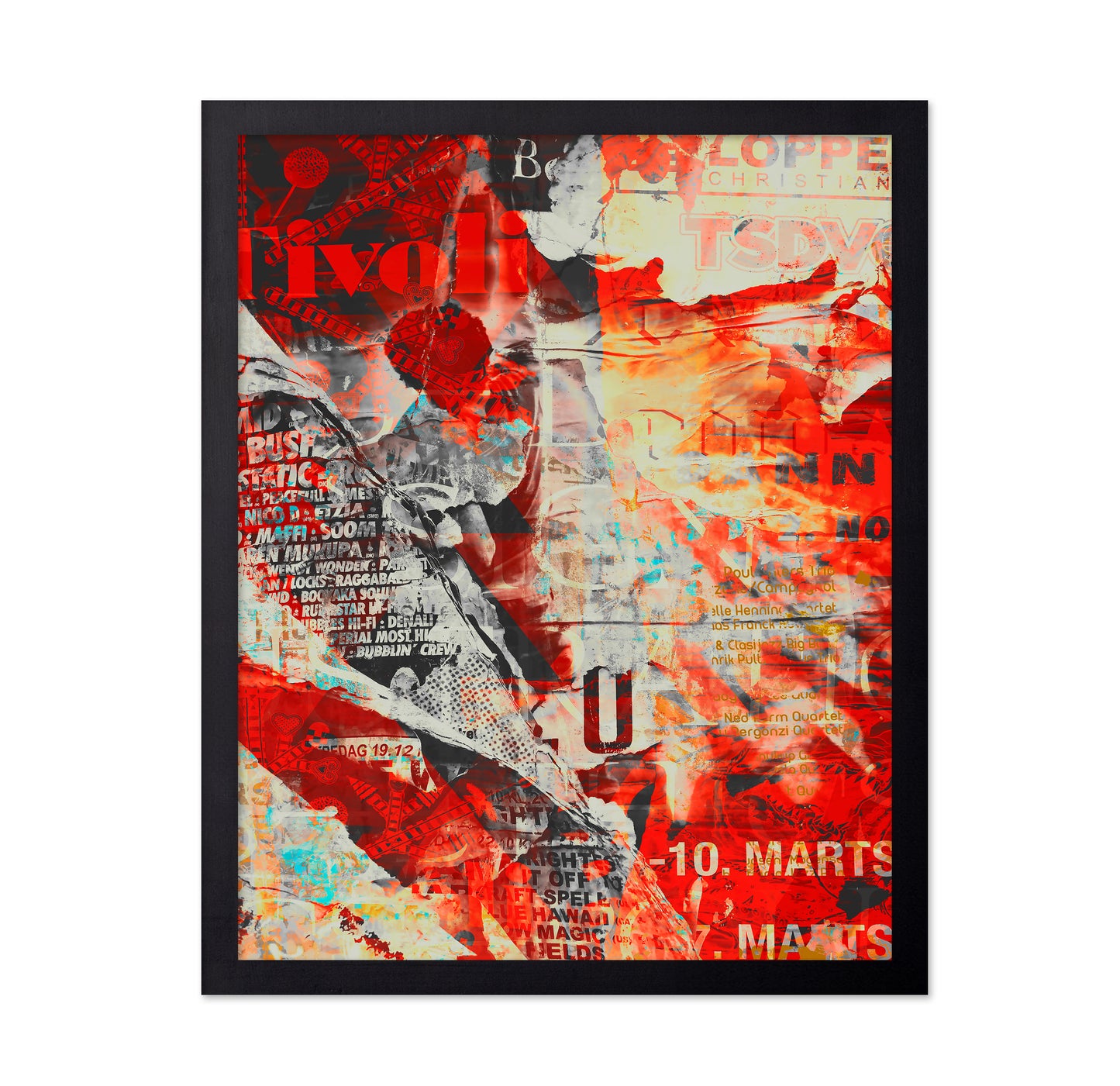 Urban Red Collage