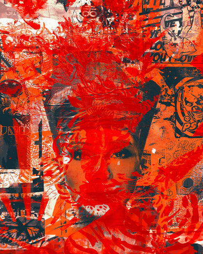 Red Chaos Portrait