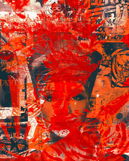 Red Chaos Portrait