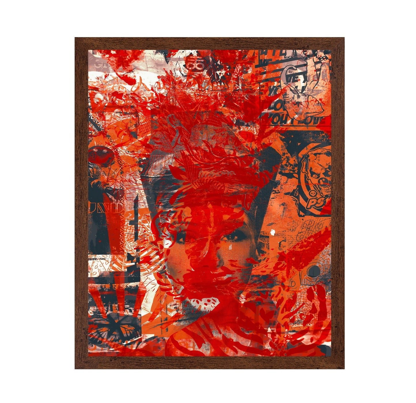 Red Chaos Portrait