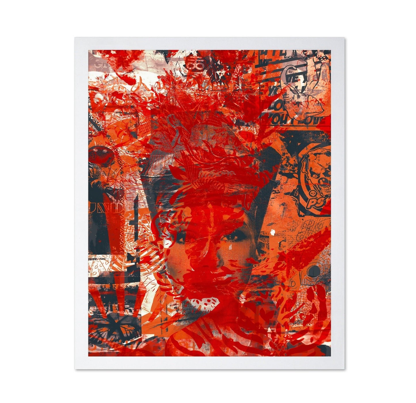 Red Chaos Portrait