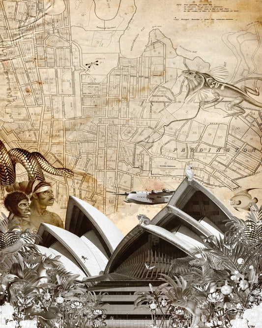 Sydney Map Collage