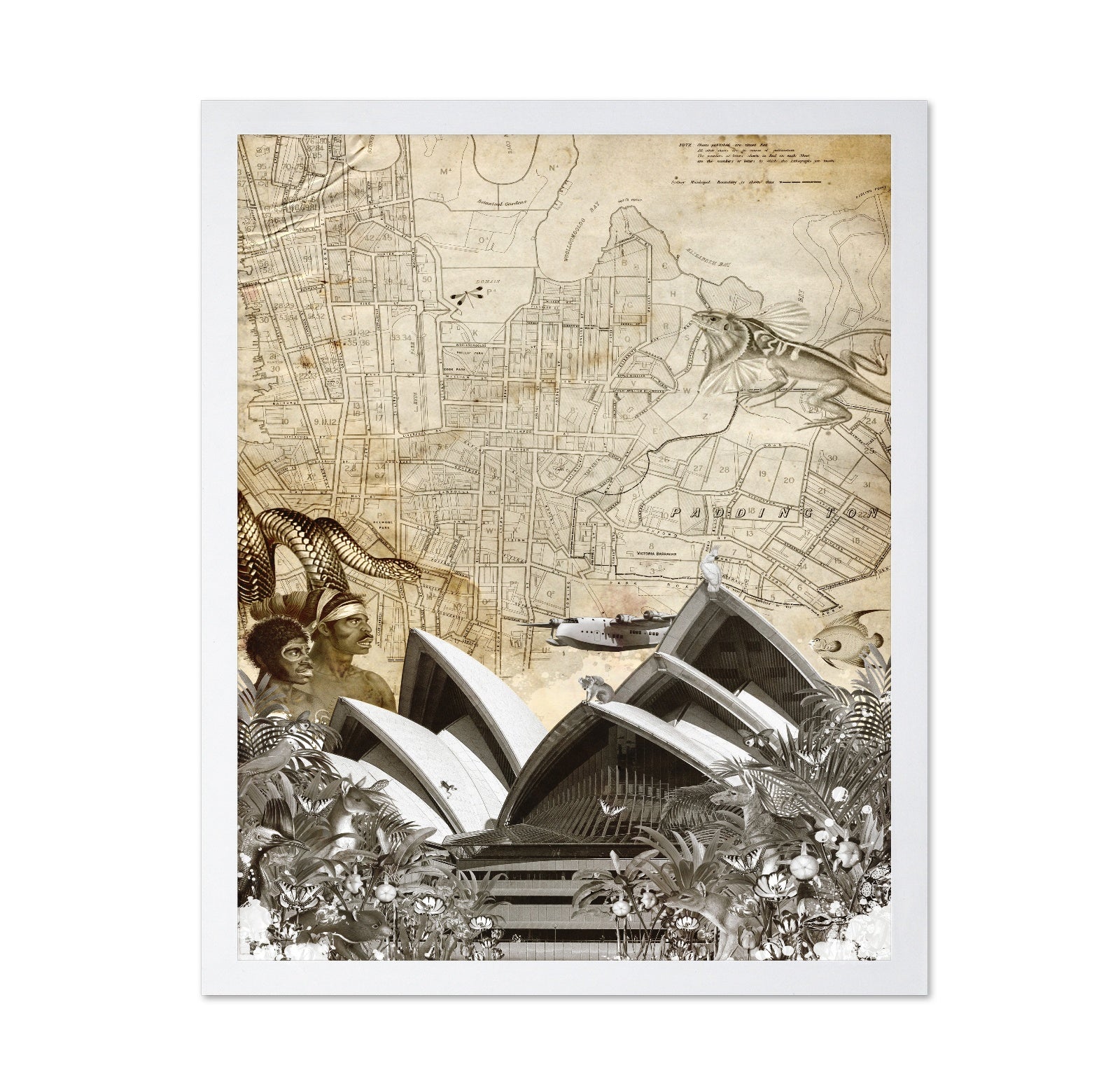 Sydney Map Collage