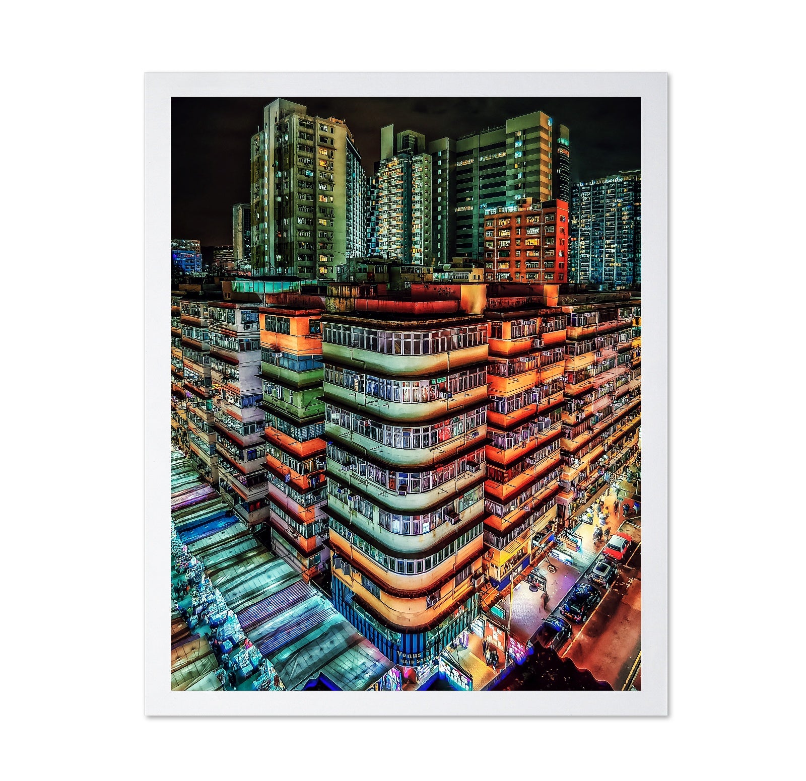 Neon City Blocks