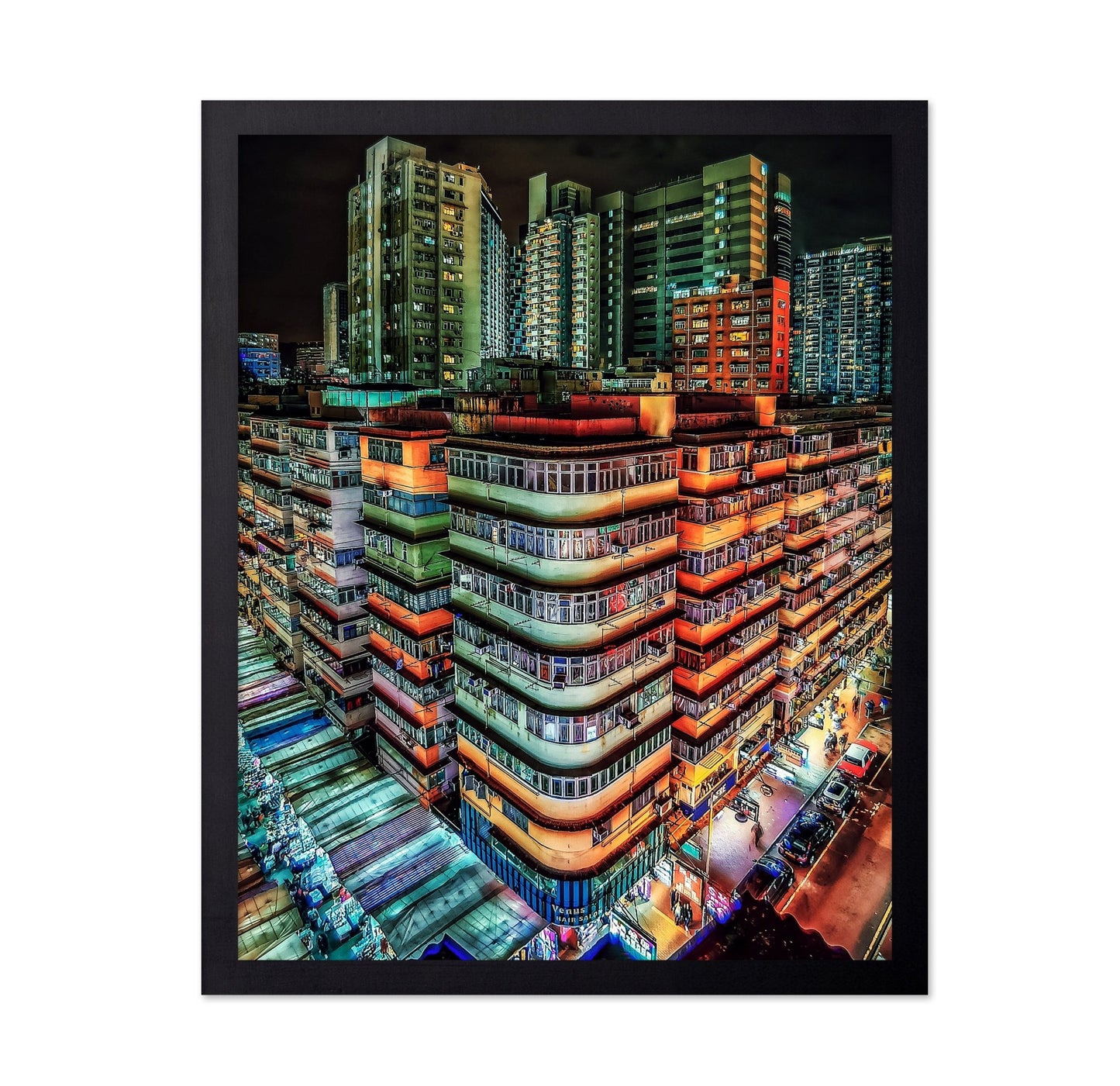 Neon City Blocks