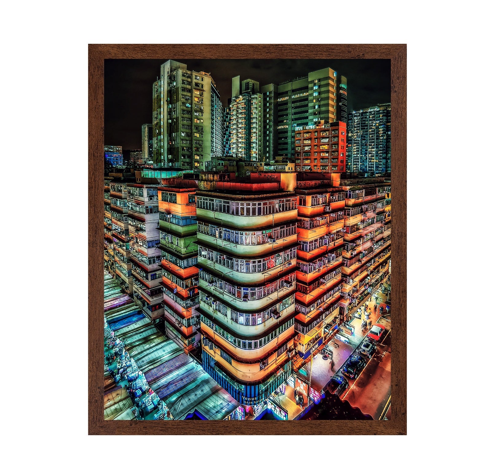 Neon City Blocks