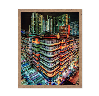 Neon City Blocks