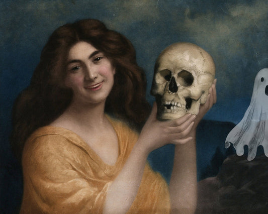 Ghostly Skull Portrait