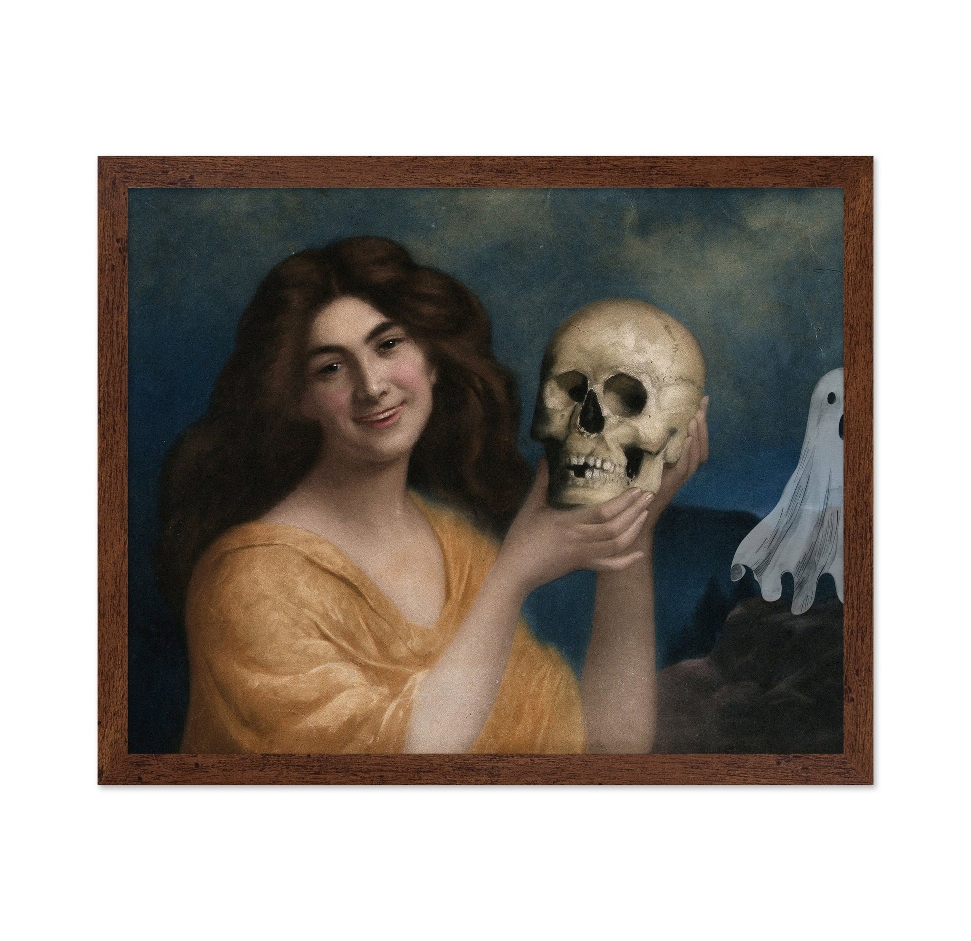 Ghostly Skull Portrait