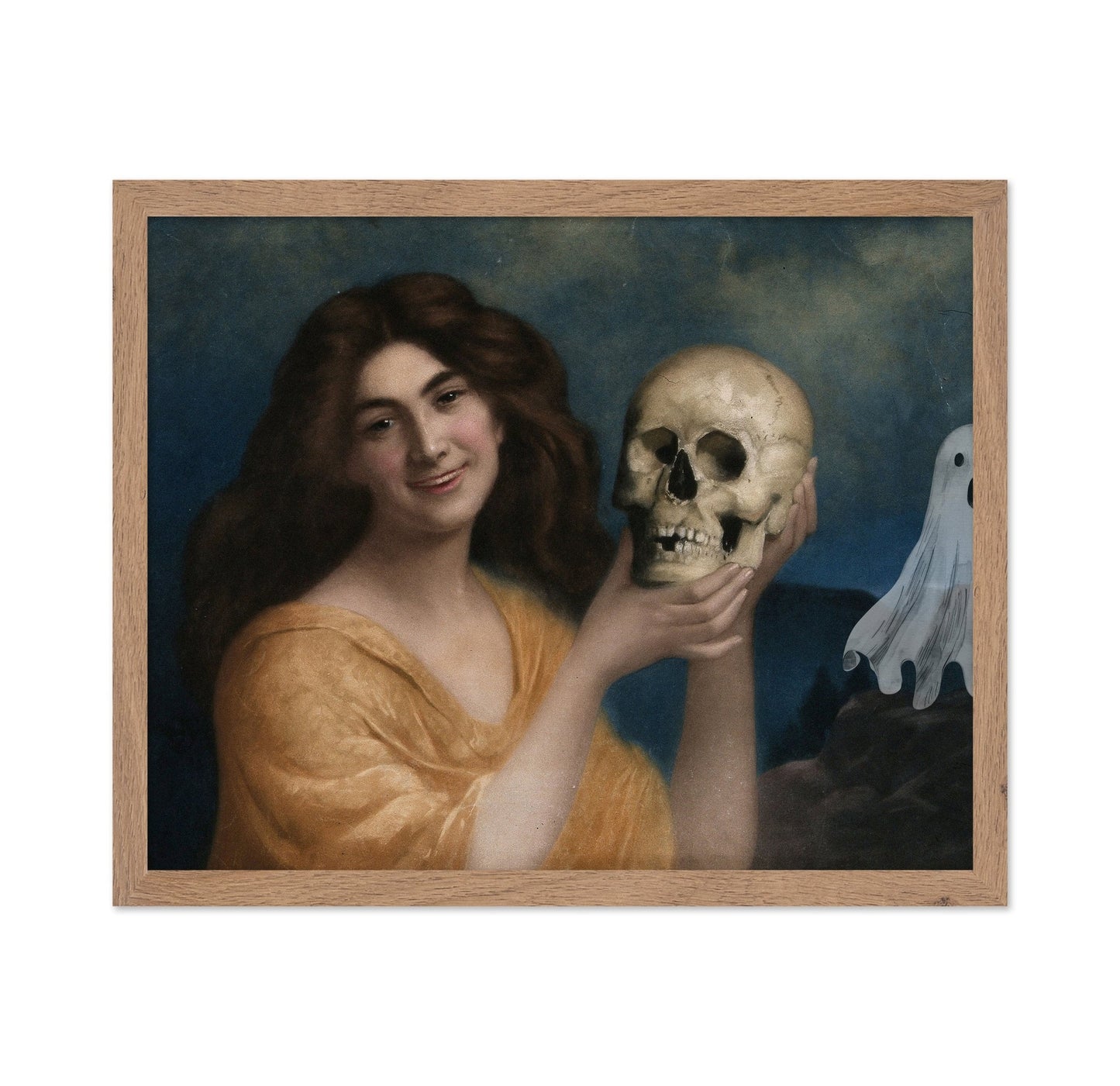 Ghostly Skull Portrait