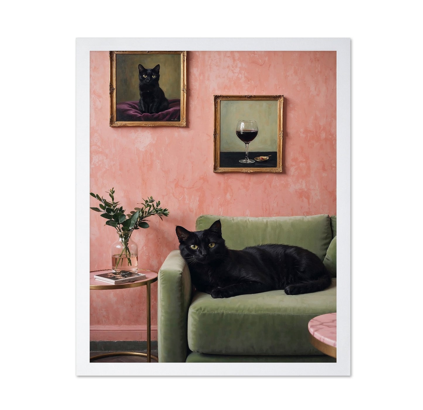 Black Cat Interior