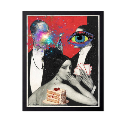 Surreal Eye Card Scene