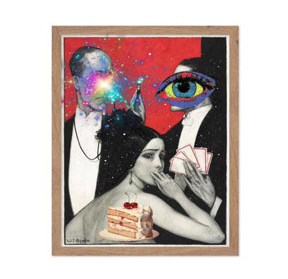 Surreal Eye Card Scene