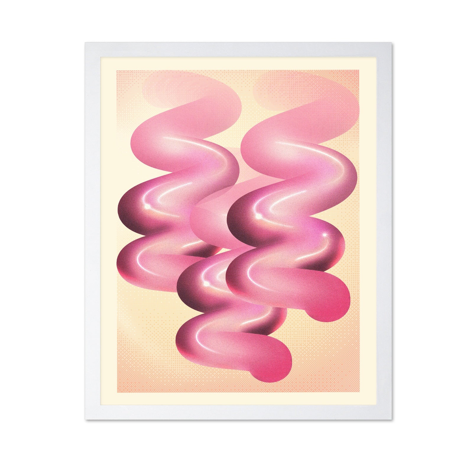 Pink Ribbon Abstract