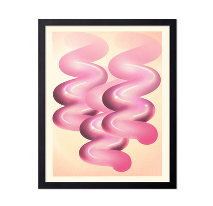 Pink Ribbon Abstract