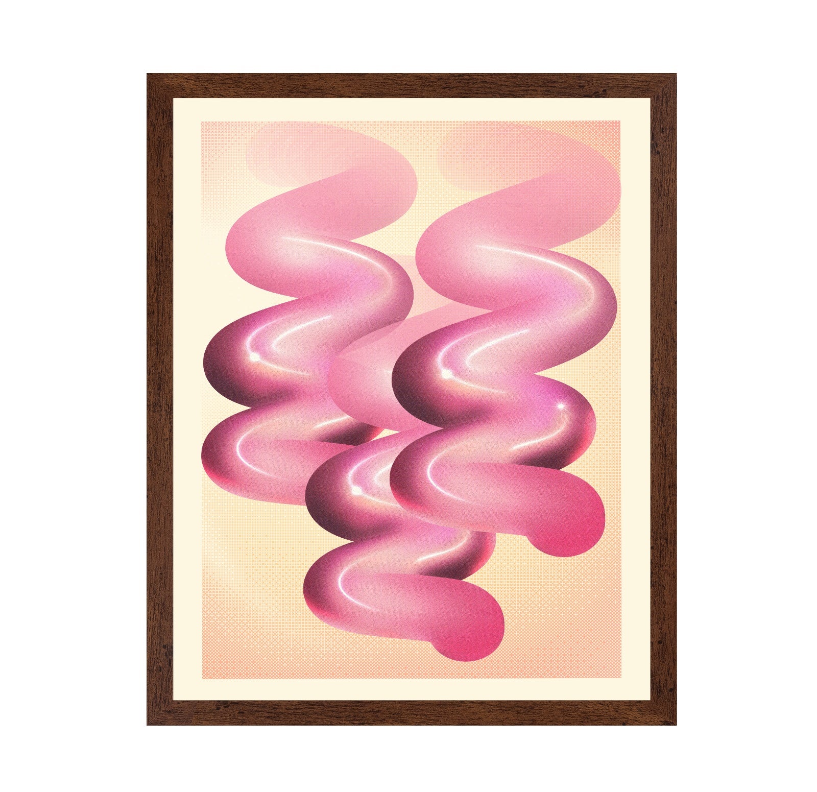 Pink Ribbon Abstract