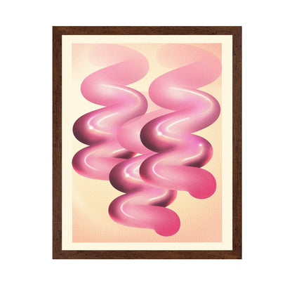 Pink Ribbon Abstract
